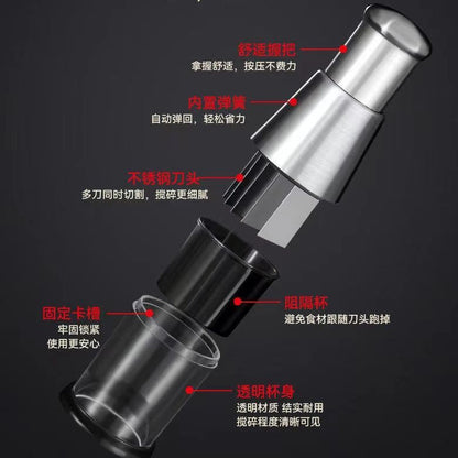 Multifunctional stainless steel pat knife manual press garlic press kitchen vegetable cutter garlic mash garlic press