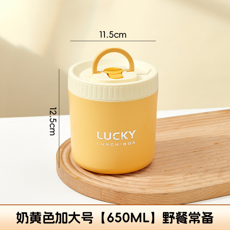 Ceramic food storage bowl gift box, multi-functional sealed bowl, double-boiler stew pot, microwave heating egg steamer bowl