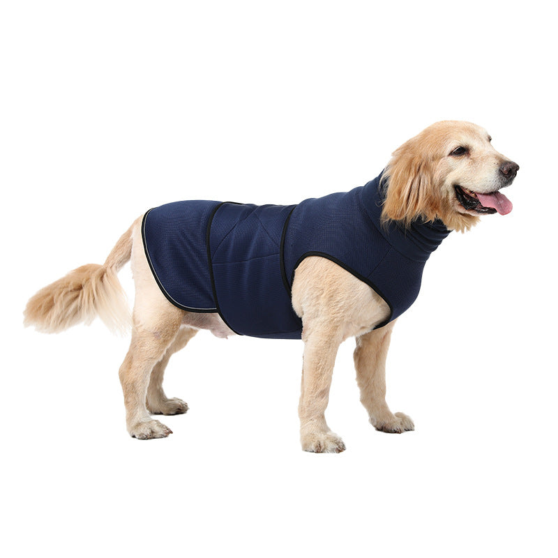 Cross-border pet dog comfort clothing, lightning protection, fright prevention, noise reduction headgear, calming effect, and warmth for medium and large breed dogs.