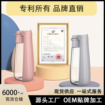 Pet water cup dog outdoor kettle dog portable large capacity foldable dog water bottle dog walking drinking water feeder factory