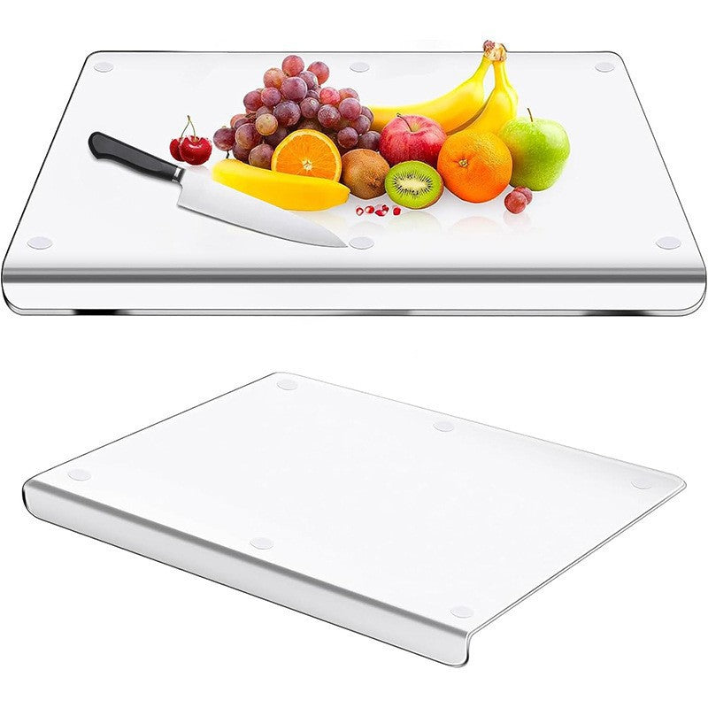 Cross-border acrylic cutting board kitchen countertop transparent fruit and vegetable cutting board cooked food cutting board plexiglass tray