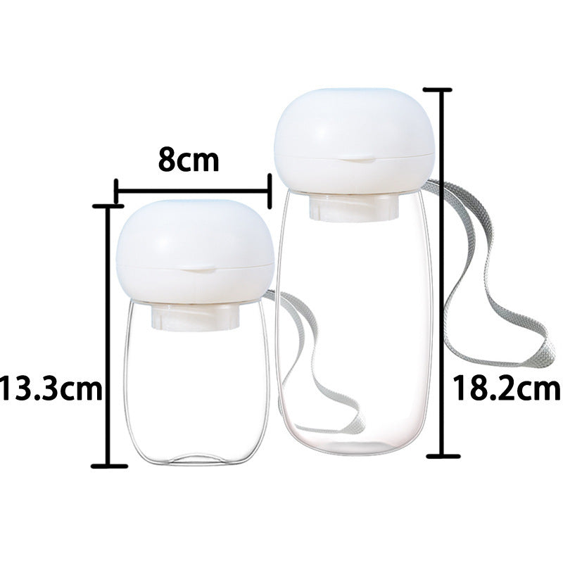 Pet supplies water cup cat and dog outdoor kettle portable small accompanying cup water bottle high temperature resistant pet water cup