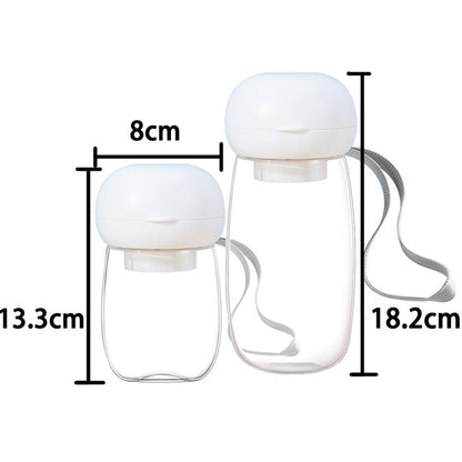 Pet supplies water cup cat and dog outdoor kettle portable small accompanying cup water bottle high temperature resistant pet water cup