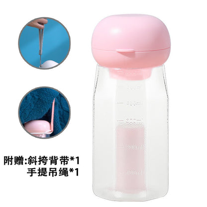 Pet Outing Portable Water Cup Dog Folding Telescopic Outdoor Products Large Capacity Cat High Temperature Resistant Kettle Wholesale