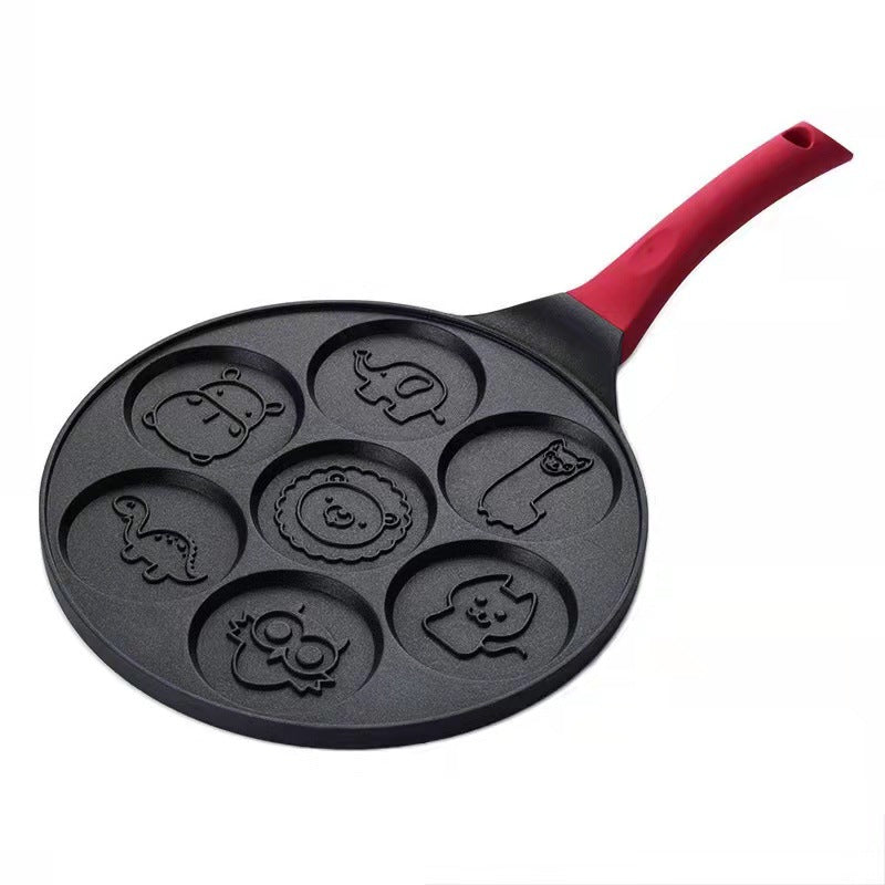 Omelette pan four-hole breakfast egg hamburger pan non-stick pan
