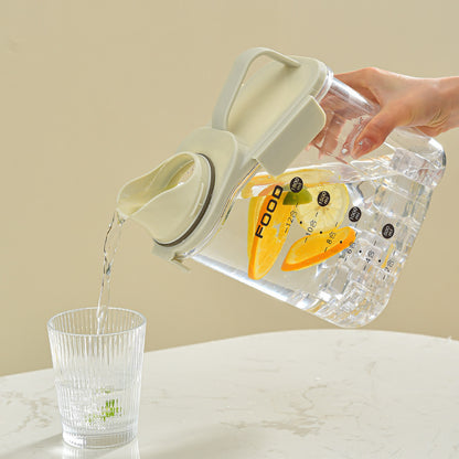 Summer household refrigerator cold water bucket lemon fruit tea cold brew pot cold water kettle fresh-keeping large capacity cold water kettle with handle