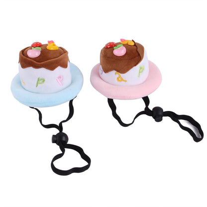 2022 New Pet Funny Headbands, Dog and Cat Halloween Hats, Cake Party Headbands, Funny Supplies