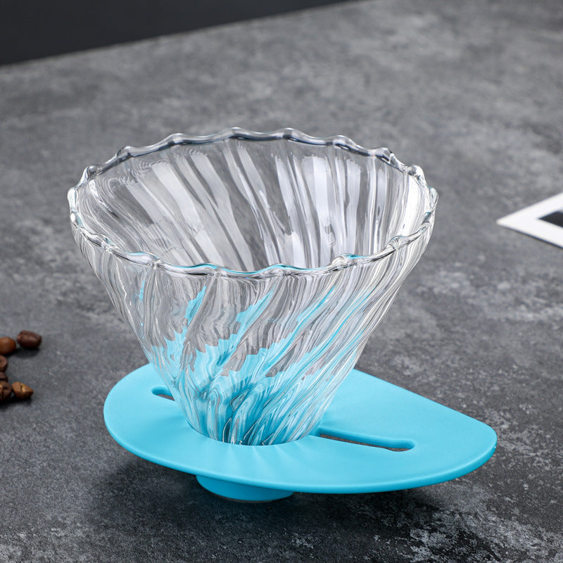 Manufacturers produce glass coffee funnel glass coffee filter coffee filter funnel coffee pot filter paper