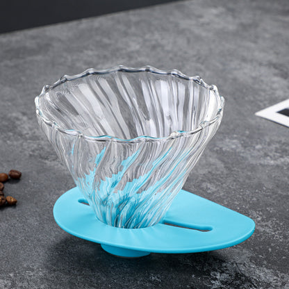 Manufacturers produce glass coffee funnel glass coffee filter coffee filter funnel coffee pot filter paper