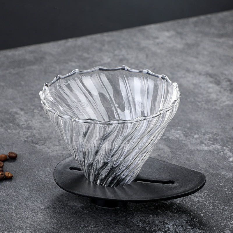 Manufacturers produce glass coffee funnel glass coffee filter coffee filter funnel coffee pot filter paper