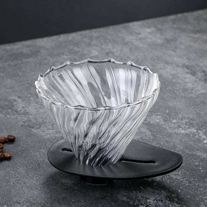 Manufacturers produce glass coffee funnel glass coffee filter coffee filter funnel coffee pot filter paper
