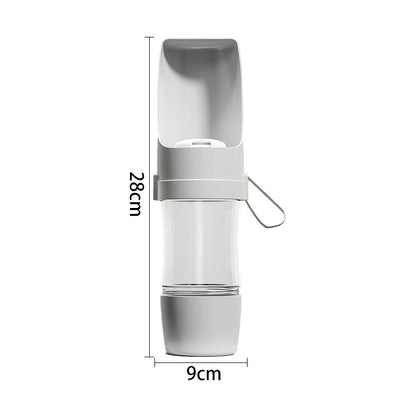 Dog outdoor water cup dog kettle outdoor portable detachable water cup cat food storage accompanying cup pet drinking water