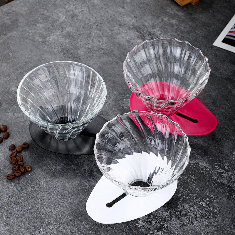 Manufacturers produce glass coffee funnel glass coffee filter coffee filter funnel coffee pot filter paper