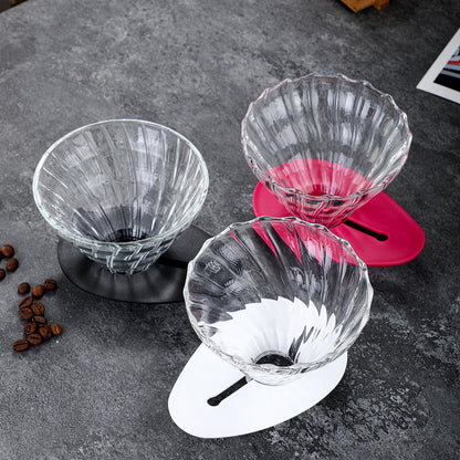 Manufacturers produce glass coffee funnel glass coffee filter coffee filter funnel coffee pot filter paper