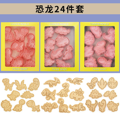 Capybara cartoon cookie cutter, household 3D pressing and cutting mold, fondant baking tool