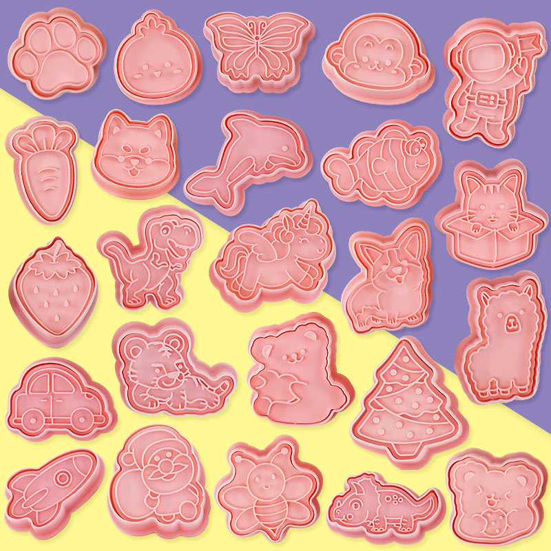 Capybara cartoon cookie cutter, household 3D pressing and cutting mold, fondant baking tool
