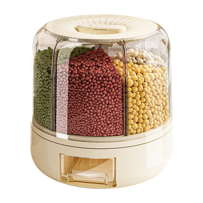 Storage box for grains, kitchen rice bucket, sealed rice jar, food grade moisture-proof and insect-proof food storage