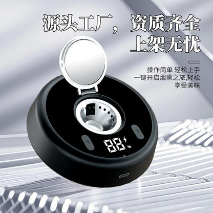 New cross-border electric whiskey smoker/bartender, water-free, reusable smoke machine for gourmet cooking.