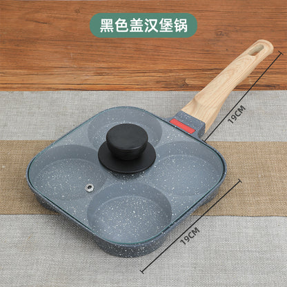 Omelette pan four-hole breakfast egg hamburger pan non-stick pan