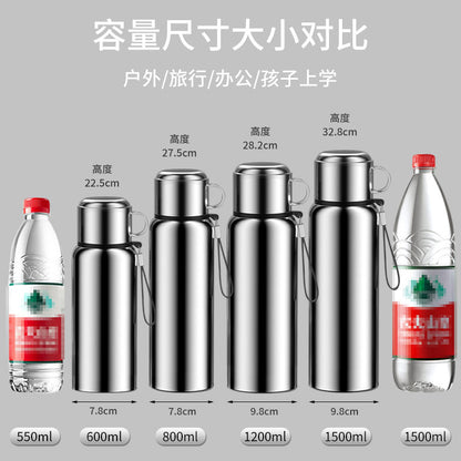 High-end 316 stainless steel insulated water cup for men and women, business gifts, engraved logo tea cup