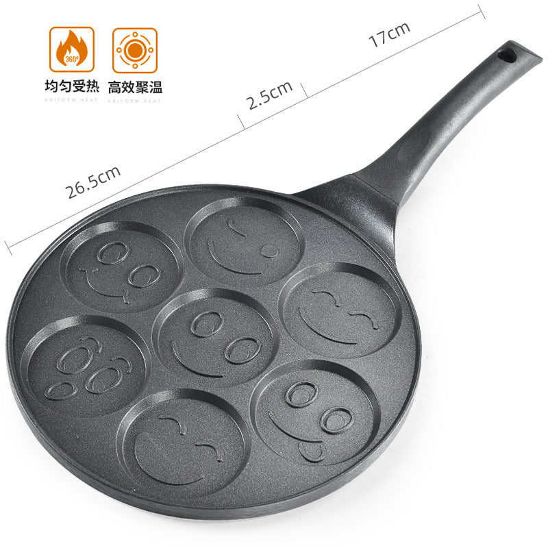 Omelette pan four-hole breakfast egg hamburger pan non-stick pan