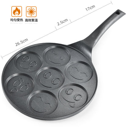 Omelette pan four-hole breakfast egg hamburger pan non-stick pan