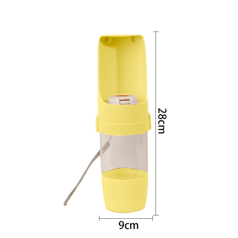 Dog outdoor water cup dog kettle outdoor portable detachable water cup cat food storage accompanying cup pet drinking water