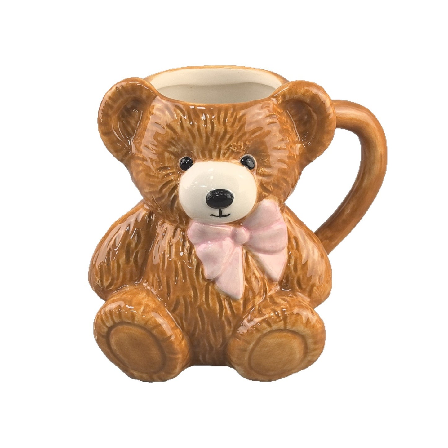 Premium selection of cross-border creative, high-value, cute teddy bear mugs, cartoon ceramic drinking cups, couple water cups, birthday cups.
