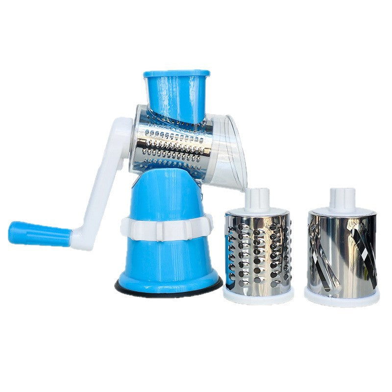 Multifunctional hand-cranked 2nd generation vegetable cutter slicer grater drum vegetable cutter potato slicer kitchen gadget