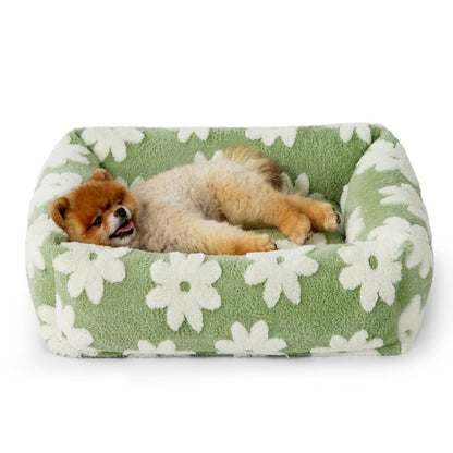 Pet factory direct sales, pet supplies, Amazon best-selling pet dog beds, cat beds, all-season warm plush pet beds.