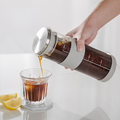 3ZBY wholesale cold brew coffee pot glass pot cold brew bottle filter filter pot cold brew cup glass ice drip pot utensils
