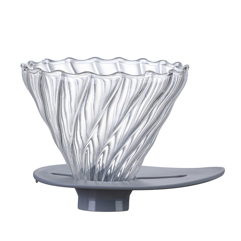 Manufacturers produce glass coffee funnel glass coffee filter coffee filter funnel coffee pot filter paper