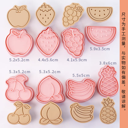 Capybara cartoon cookie cutter, household 3D pressing and cutting mold, fondant baking tool