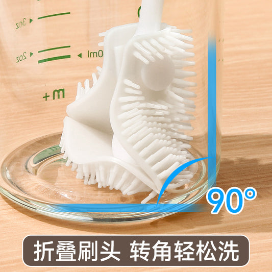 Long handle cup brush household cleaning artifact bottle brush cup brush kettle water cup bottle kitchen cleaning brush