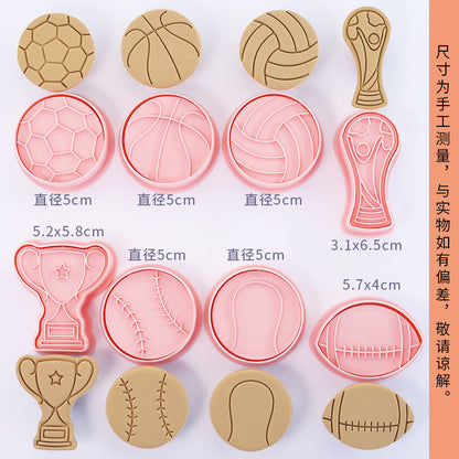 Capybara cartoon cookie cutter, household 3D pressing and cutting mold, fondant baking tool