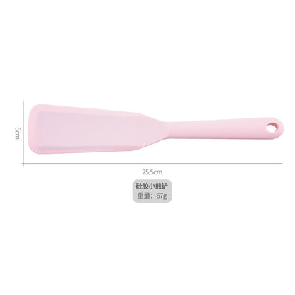 Brownie long-handled egg spatula, silicone spatula, frying spatula, non-stick pan spatula, pancake spatula, small spatula, kitchen tools