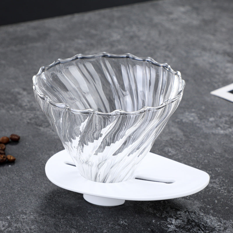 Manufacturers produce glass coffee funnel glass coffee filter coffee filter funnel coffee pot filter paper