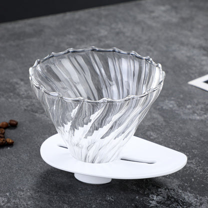 Manufacturers produce glass coffee funnel glass coffee filter coffee filter funnel coffee pot filter paper