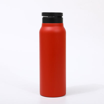 Cross-border thermos cup magnetic mobile phone holder kettle 304 stainless steel thermos cup thickened outdoor sports water cup