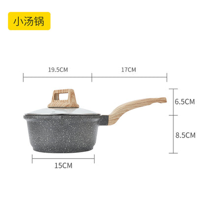 Maifan stone non-stick pot milk pot pan baby food supplement pot multi-functional household instant noodles hot milk small cooking pot