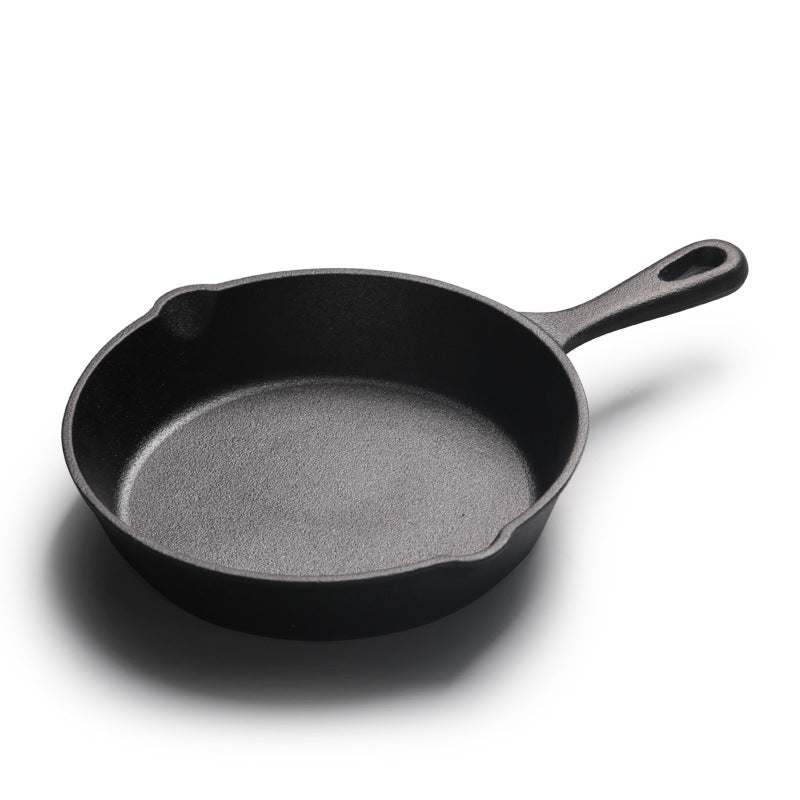Manufacturer cast iron pan small frying pan mini pan cast iron omelette pan 14cm16cm20cm26cm one piece drop shipping