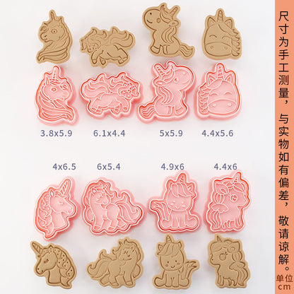 Capybara cartoon cookie cutter, household 3D pressing and cutting mold, fondant baking tool