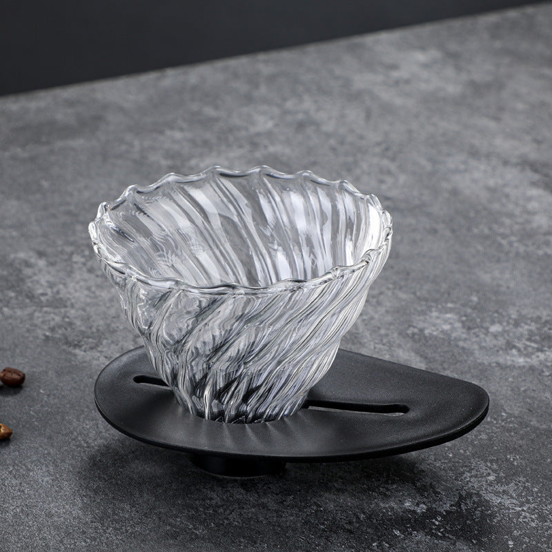 Manufacturers produce glass coffee funnel glass coffee filter coffee filter funnel coffee pot filter paper