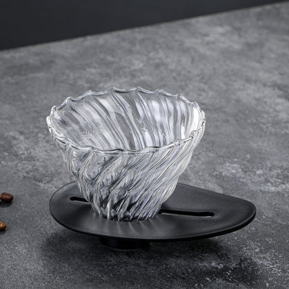 Manufacturers produce glass coffee funnel glass coffee filter coffee filter funnel coffee pot filter paper