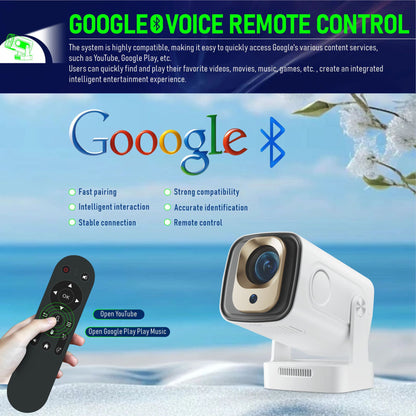 1080P 200 ANSI HY260Pro projector auto focus 1080P ultra-short throw voice remote control Android projector