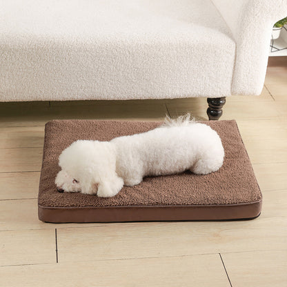 Cross-border pet sleeping mat, removable and washable, small dog and cat kennel mat, comfortable and warm new pet mat.