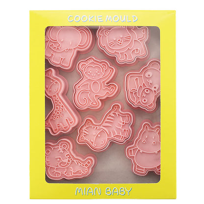 Capybara cartoon cookie cutter, household 3D pressing and cutting mold, fondant baking tool