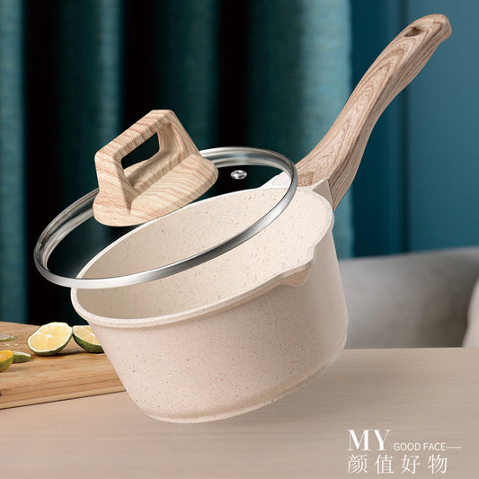 Maifan stone non-stick pot milk pot pan baby food supplement pot multi-functional household instant noodles hot milk small cooking pot
