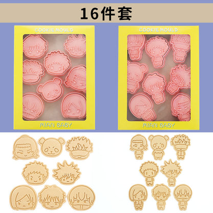 Capybara cartoon cookie cutter, household 3D pressing and cutting mold, fondant baking tool