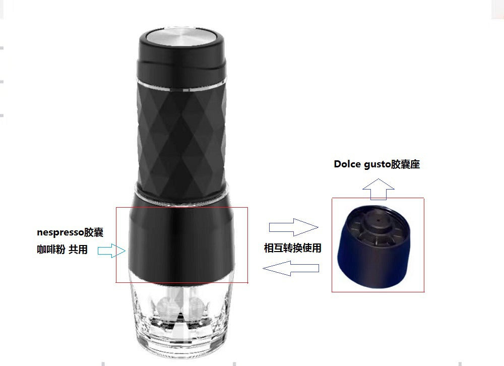 Nespresso capsule hand press coffee machine espresso portable portable coffee machine mini coffee